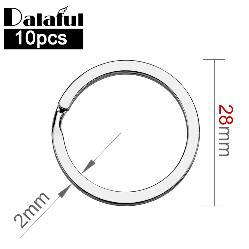 Compass Keychain Mini - Porte-clés avec boussole en Nickel, anneaux
