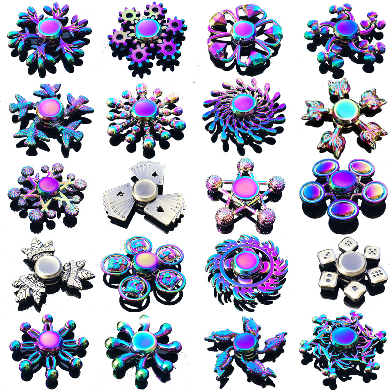 Fidget Spinner Bearing - Spinner en métal arc-en-ciel Fidget Spinners