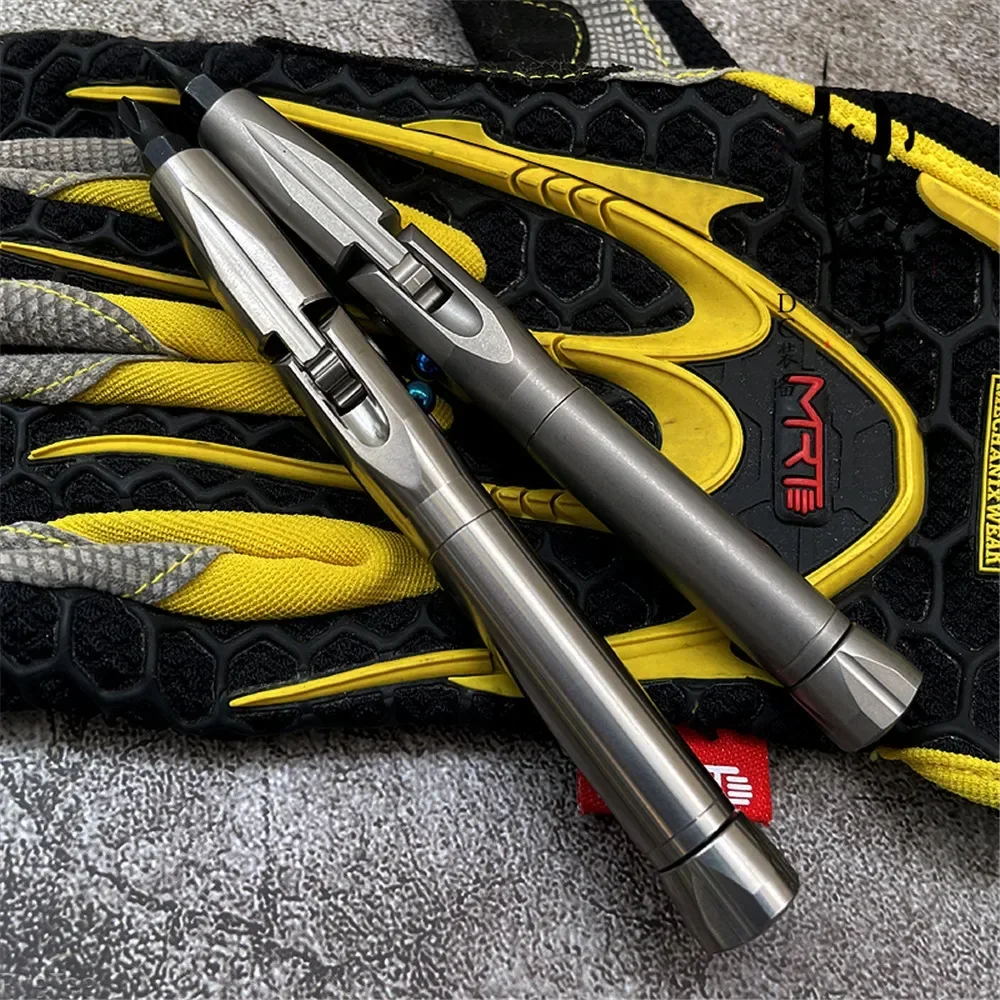 Edc Carry For Men - Tournevis multi-angle pliant en titane-outil EDC