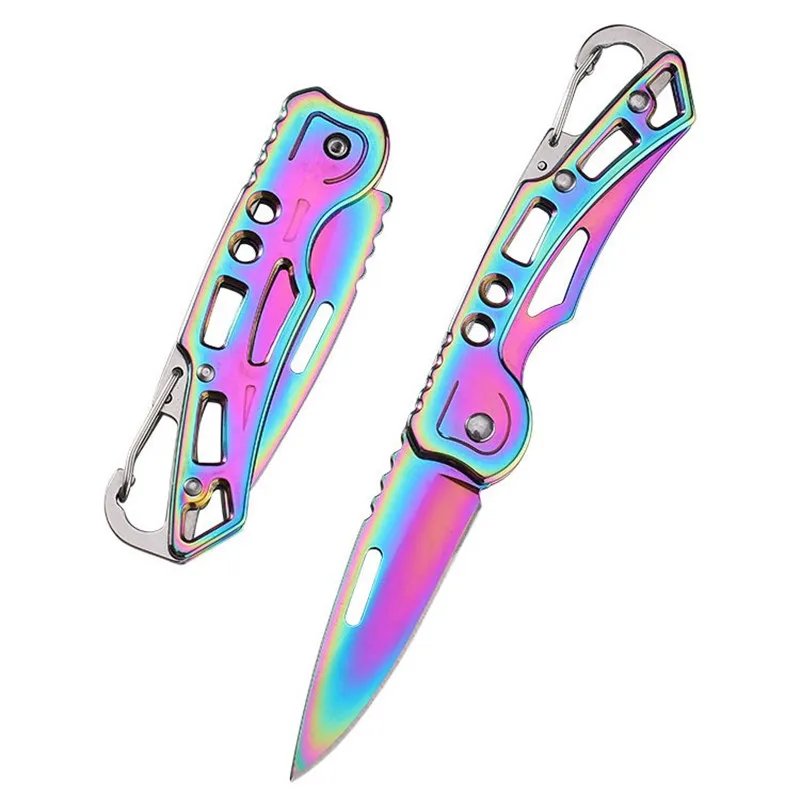 Edc Carry Pocket Knife - Couteau pliant Anti-corps en acier inoxydable
