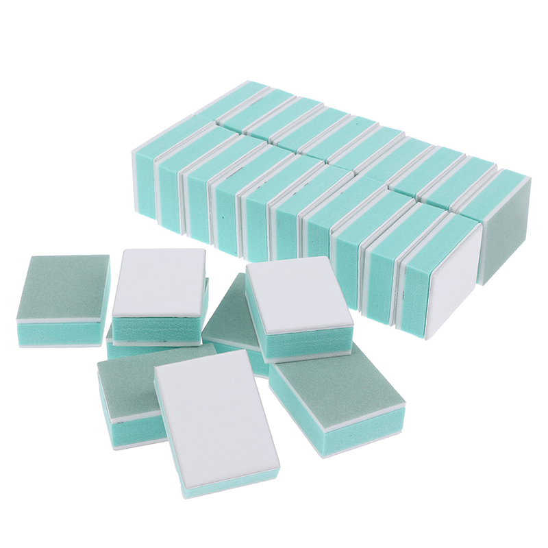 Nail File Titanium - 50 pièces/lot Mini tampon à ongles