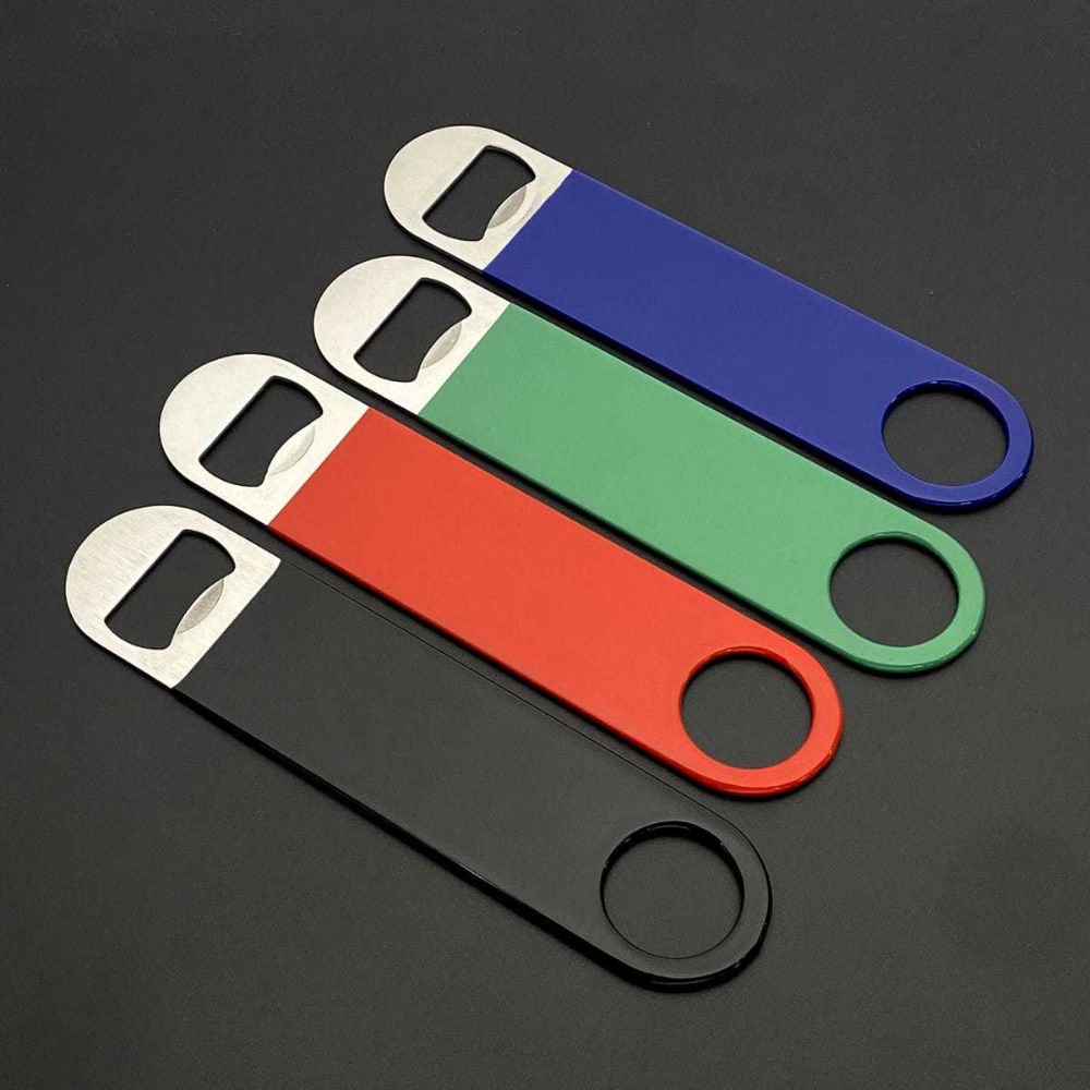 Bottle Opener Keyring - Ouvre-bouteille de barman plat à ouverture