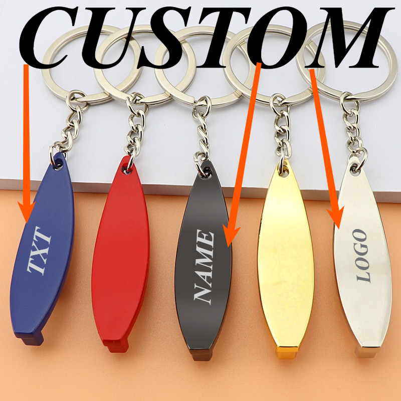 Bottle Opener Keyring - Porte-clés personnalisé en métal, ouvre-bouteille de