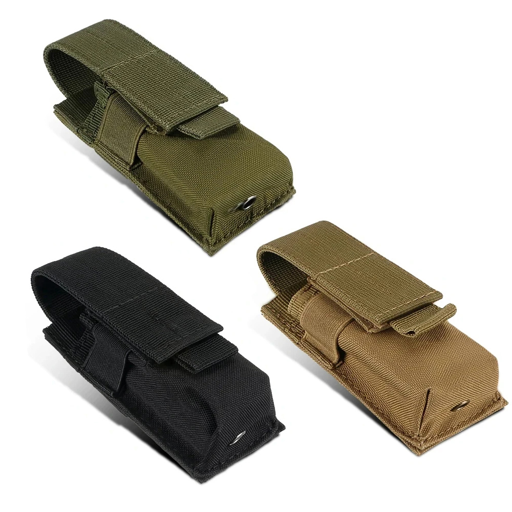 Edc Carry Knife - Pochette de taille MOLLE modulaire: lampe