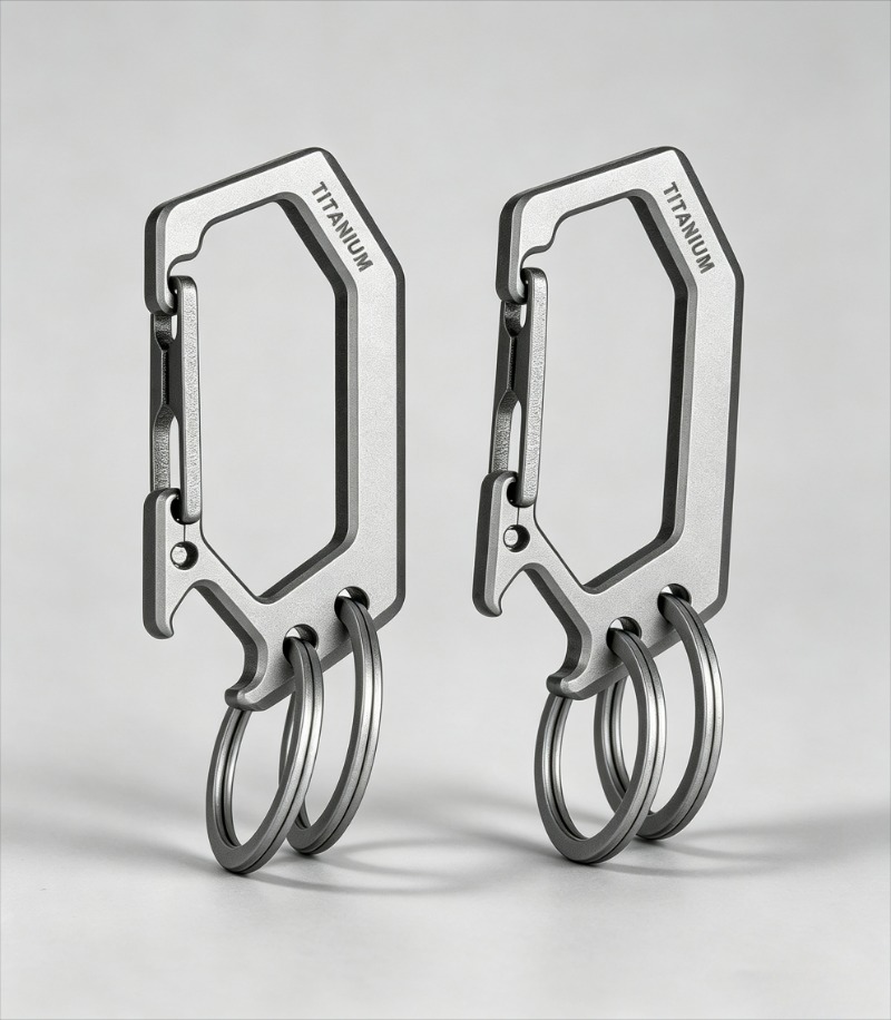 Bottle Opener Keyring - Porte-clés en alliage de titane en