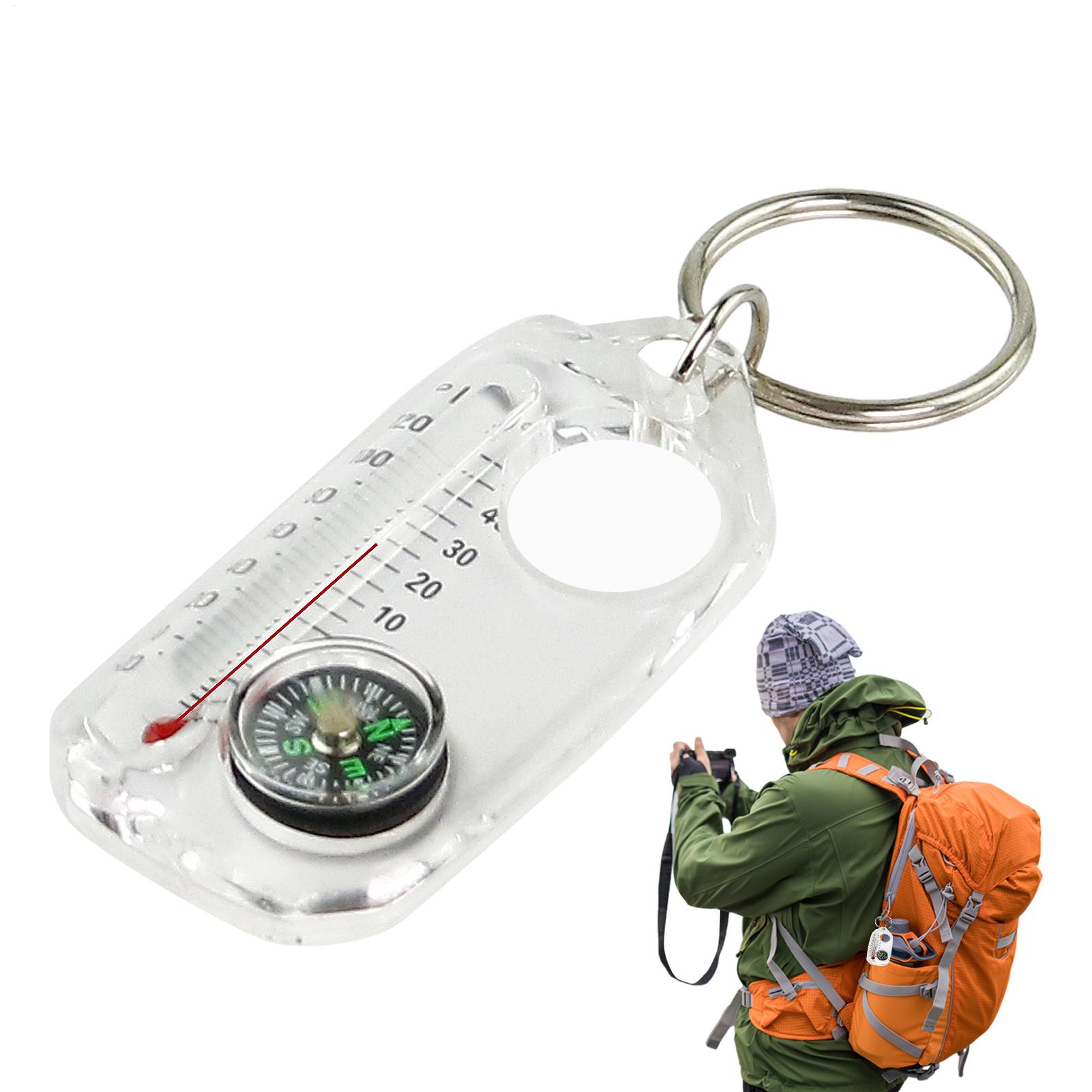 Mini porte-clés multifonction, - Compass Keychain Mini avis et prix