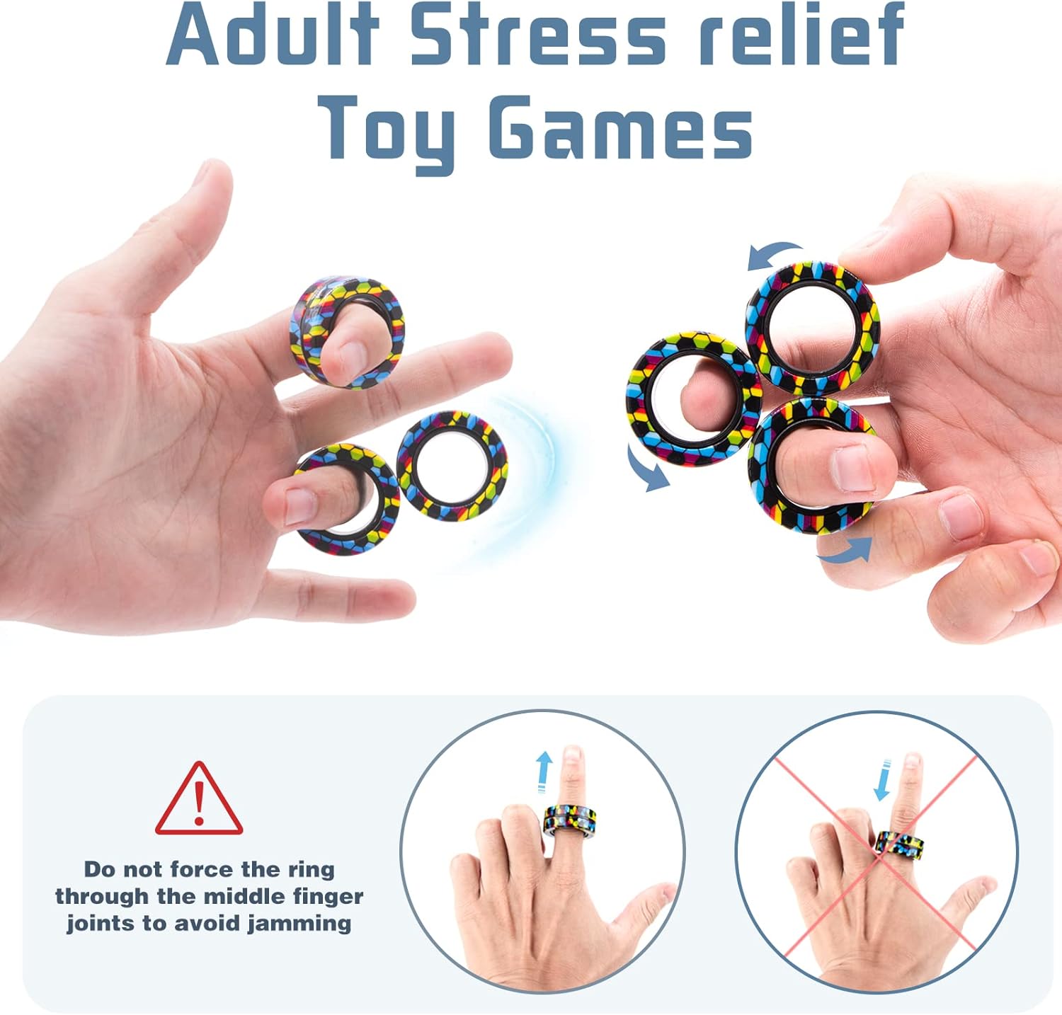Anneaux magnétiques Fidget Toy - Fidget Spinner Bearing avis et prix