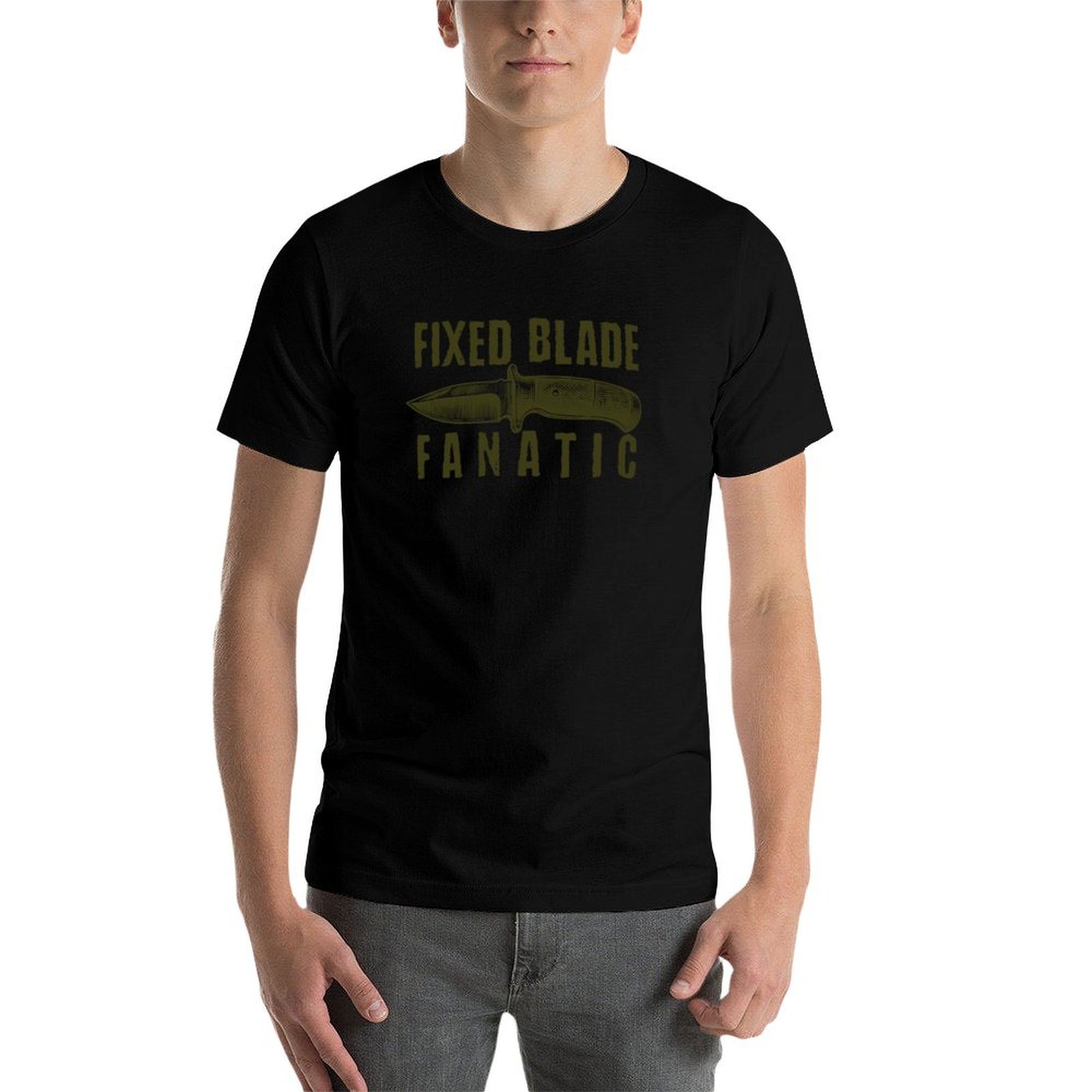 T-shirt Fixed Blade Fanatic -  - Edc Carry For Men avis et prix