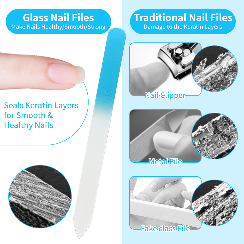 Lime à ongles en verre cristal - Nail File Titanium avis et prix