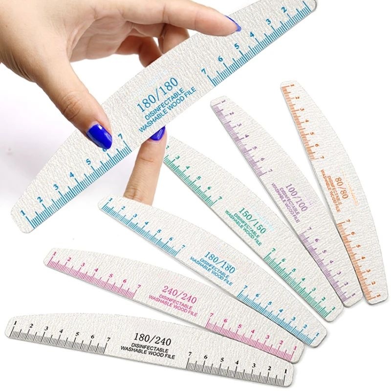 50/100 pièces règle impression - Nail File Titanium avis et prix
