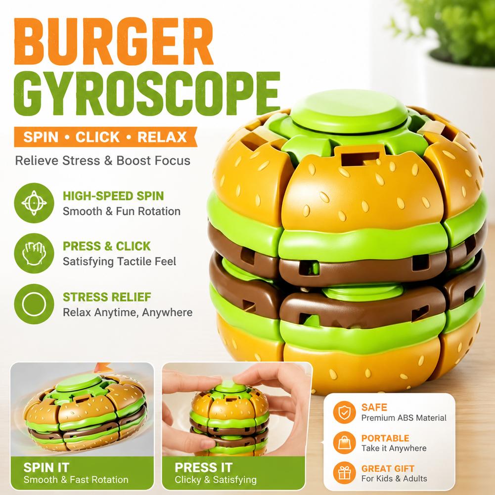 Jouet anti-stress Burger Gyros - Fidget Spinner Bearing avis et prix