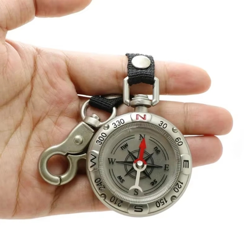 Mini boussole avec cordon port - Compass Keychain Mini avis et prix