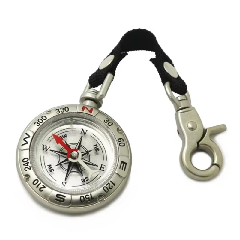 Mini boussole avec cordon port - Compass Keychain Mini avis et prix