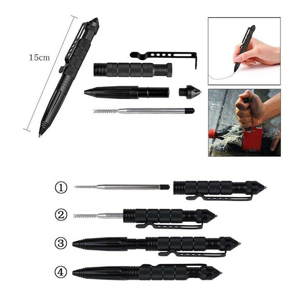 Stylo tactique militaire en mé - Pen Tactical Glass avis et prix