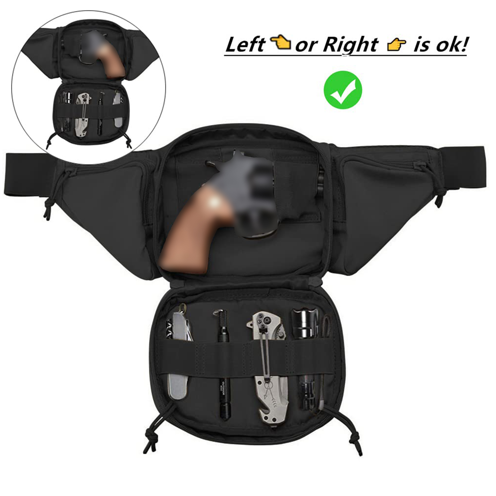 Sac banane tactique étanche po - Edc Carry For Men avis et prix