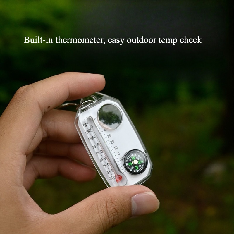 Boussole de survie en plein ai - Compass Keychain Mini avis et prix