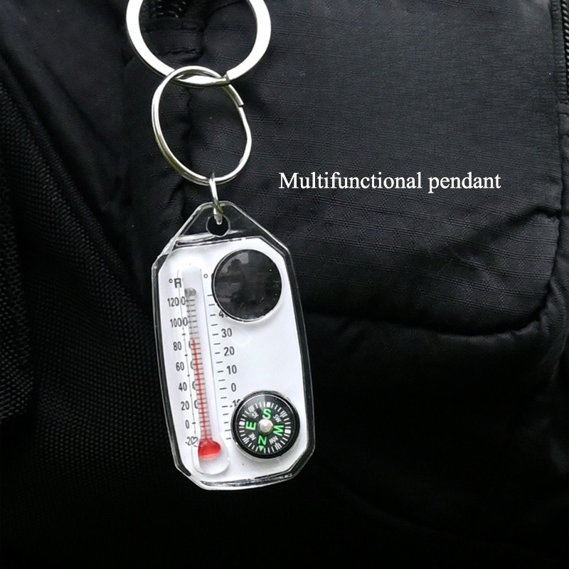 Boussole de survie en plein ai - Compass Keychain Mini avis et prix