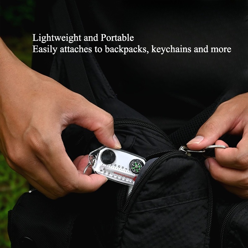 Boussole de survie en plein ai - Compass Keychain Mini avis et prix