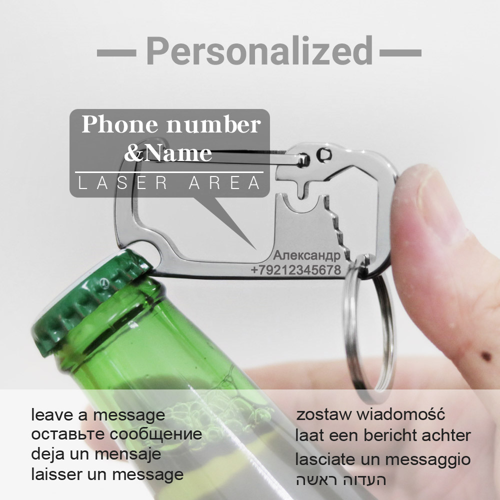 Porte-Clés Personnalisés en Ac - Bottle Opener Keyring avis et prix