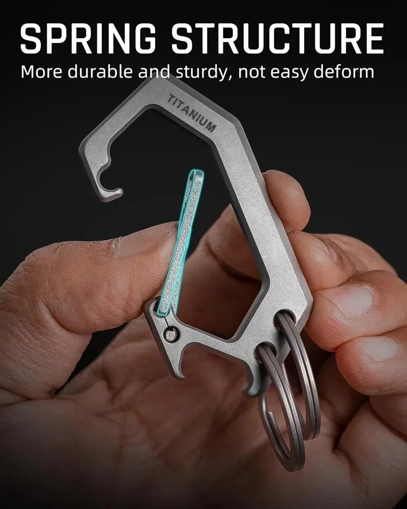 Porte-clés en alliage de titan - Bottle Opener Keyring avis et prix